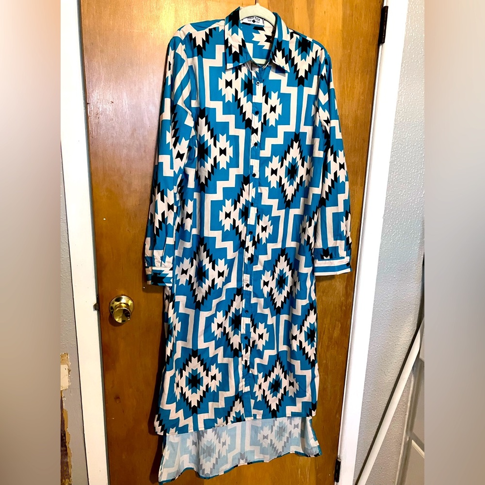 Crazy Train aztec duster/dress